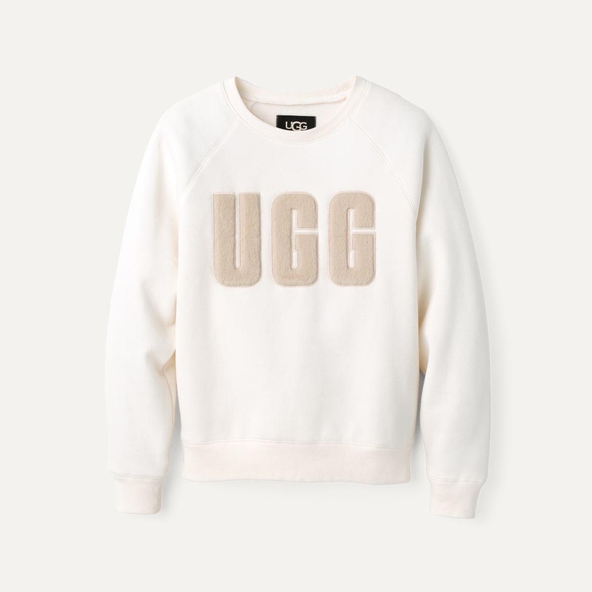 UGG Madeline Fuzzy Logo Crewneck Top for Women UGG UK